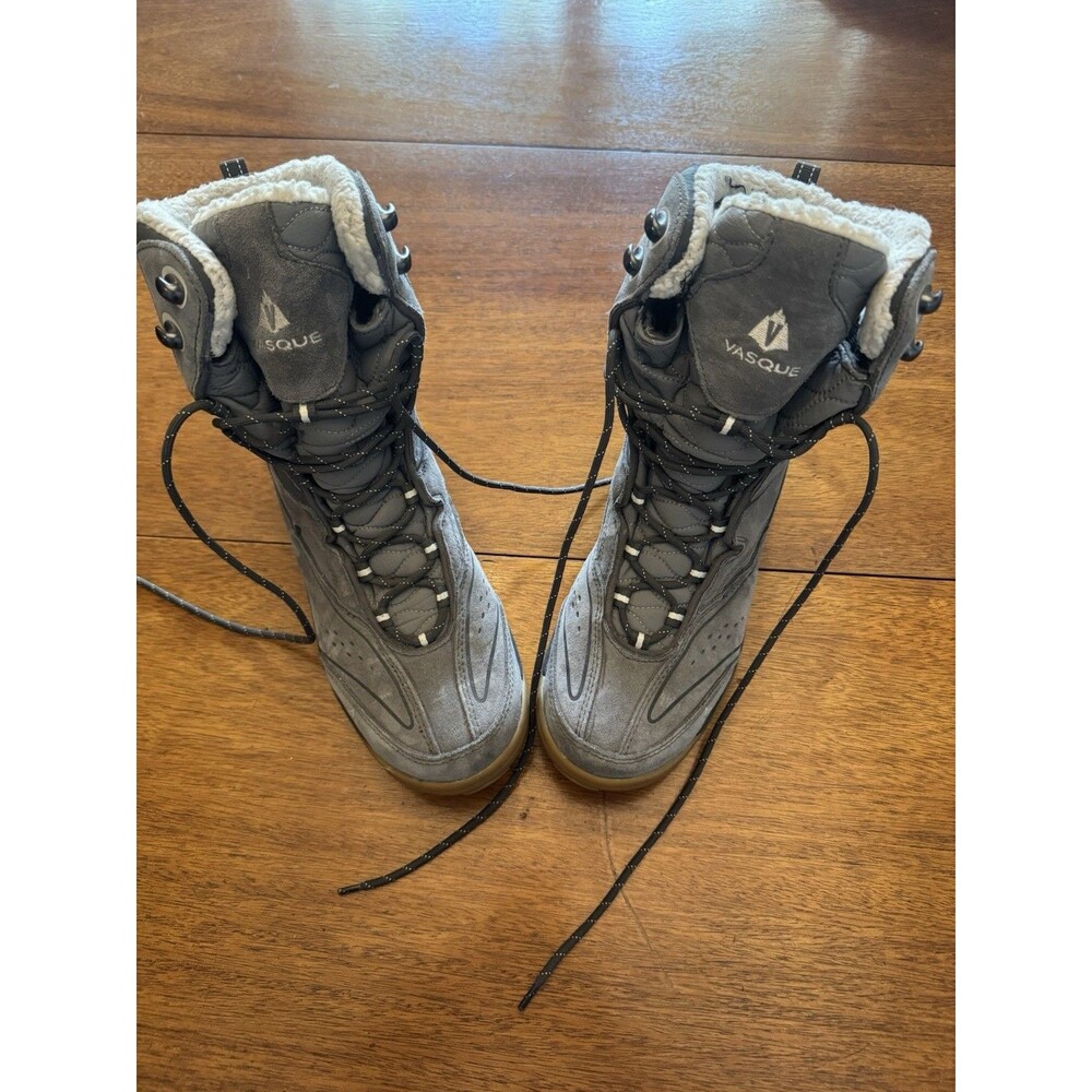 Vasque Womens 10M Winter Hiking Boots UltraDry Waterproof 400g Thinsulate Gray